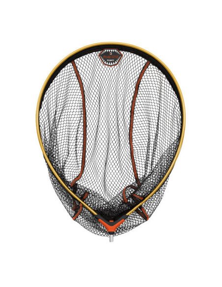 Delphin Atak! 70x60cm Gummierter Raubfisch Kescher Rund Kescherkopf Schwimmend Extra Robust-Tackle & Co-JJ-Fishing