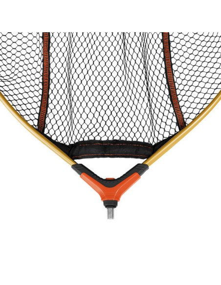 Delphin Atak! 70x60cm Gummierter Raubfisch Kescher Rund Kescherkopf Schwimmend Extra Robust-Tackle & Co-JJ-Fishing