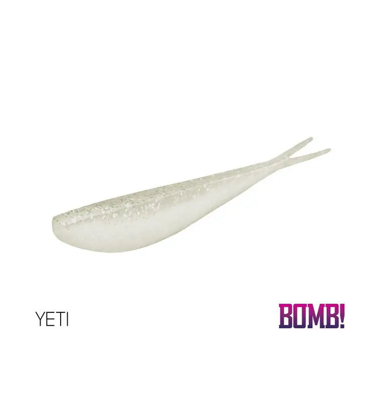 Delphin BOMB! D-SHOT 8,5 cm Yeti Gummifisch 5 Stk. Drop Shot Angeln-Köder-JJ-Fishing