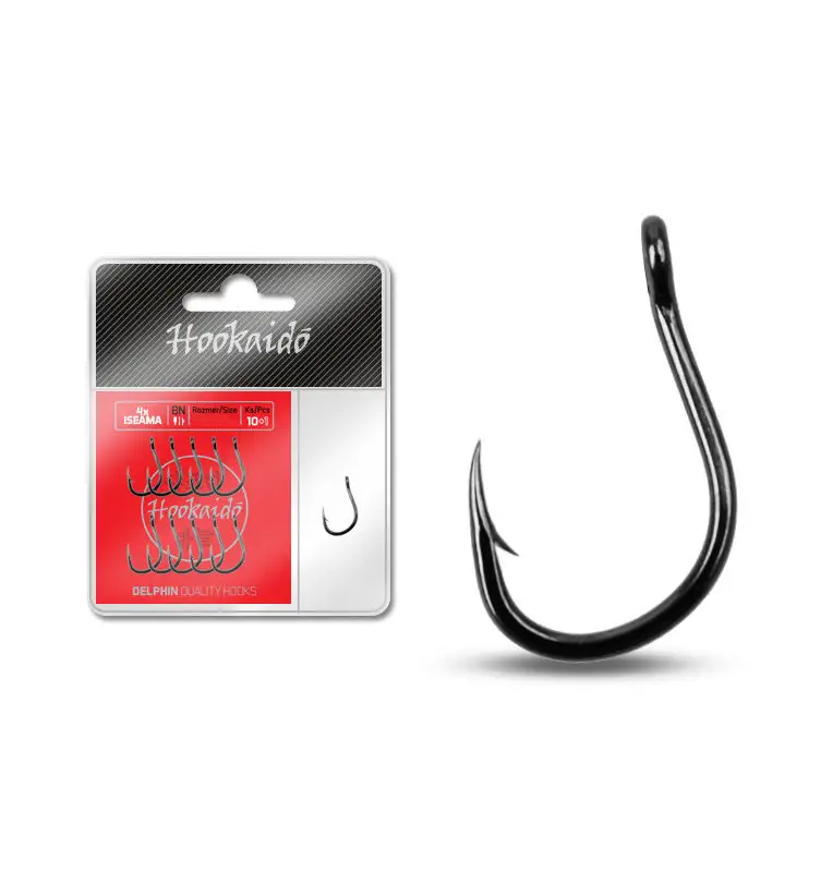 Delphin HKD 4xISEAMA 8 Method Feeder Haken Ultra Scharf Karpfen-Endtackle-JJ-Fishing