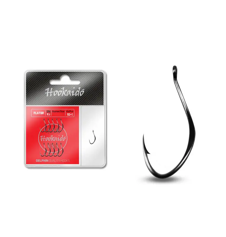 Delphin HKD FLATER 10 Karpfen Method Feeder Hook 11 Stk. Ultra Scharf-Endtackle-JJ-Fishing