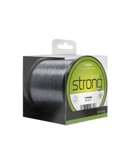 Delphin STRONG Carp 0,35mm 10,1kg 600m Grau Monofile Angelschnur-Endtackle-JJ-Fishing