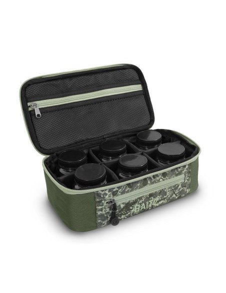 Delphin SPACE C2G Baits Tasche mit den Dosen Glug Pot Bag Ködertasche Camo-Taschen-JJ-Fishing