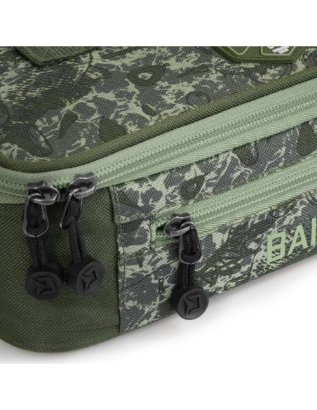 Delphin SPACE C2G Baits Tasche mit den Dosen Glug Pot Bag Ködertasche Camo-Taschen-JJ-Fishing
