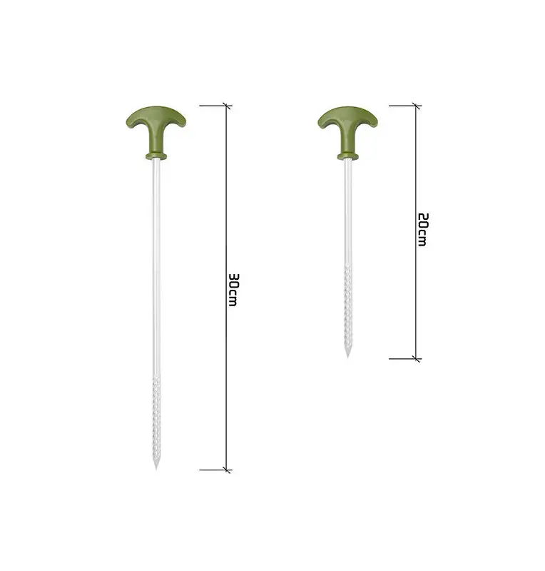 Delphin Camo FIXT C2G 10 Stück 20cm Zelt Heringe Set mit gummi Hammer Bivvy Pegs-Outdoor-JJ-Fishing