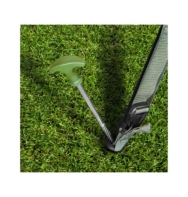 Delphin Camo FIXT C2G 10 Stück 20cm Zelt Heringe Set mit gummi Hammer Bivvy Pegs-Outdoor-JJ-Fishing