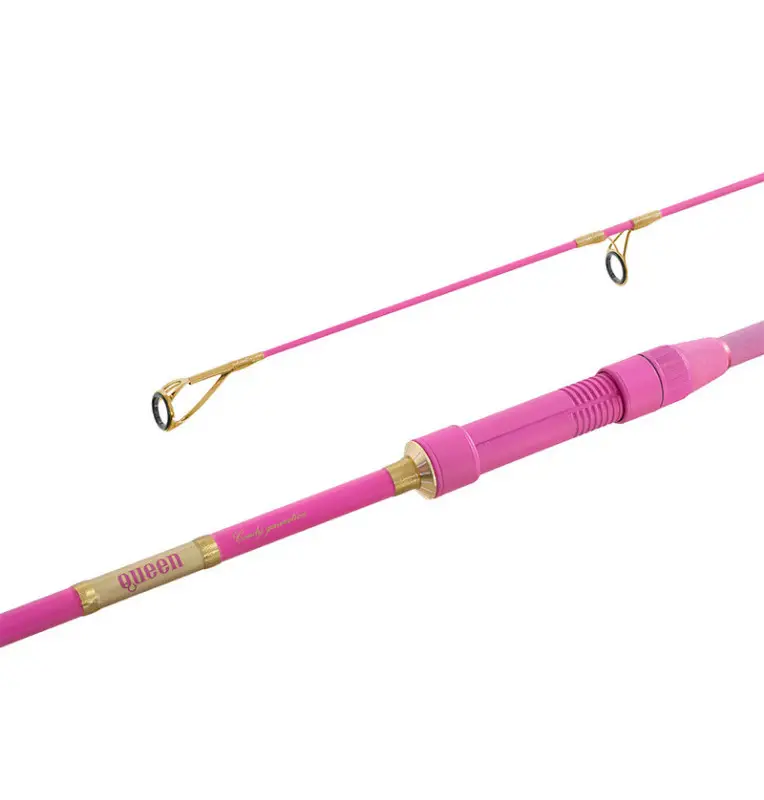 Delphin QUEEN Candy 300cm 3.0lbs 10Ft Pinke Angelrute Frauen Rute 2 Teilig-Ruten-JJ-Fishing