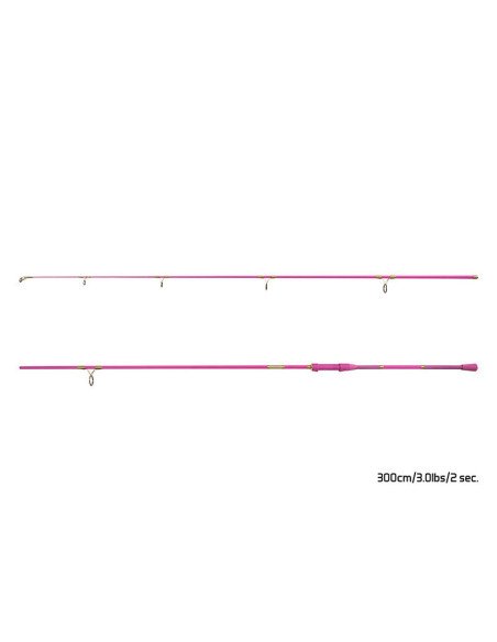 Delphin QUEEN Candy 300cm 3.0lbs 10Ft Pinke Angelrute Frauen Rute 2 Teilig-Ruten-JJ-Fishing
