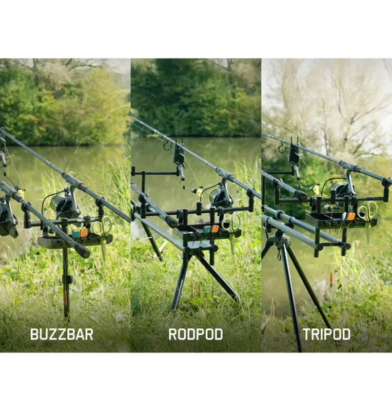 Delphin SehlfPOD Rod Pod Organizer Tisch Camo Grün-Tackle & Co-JJ-Fishing