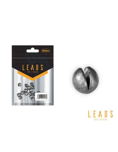Delphin LEADS Klemmblei 1,0g Blei 20 Stk. Schrotblei Angelblei-Endtackle-JJ-Fishing