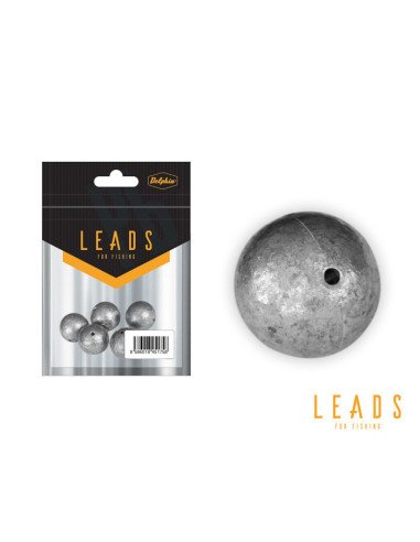 Delphin LEADS Bleikugeln 3g Inline Lead 5Stk. Float Fishing Grundangeln-Endtackle-JJ-Fishing