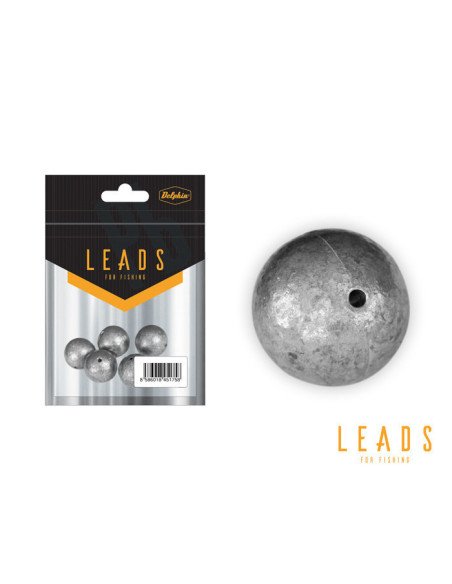 Delphin LEADS Bleikugeln 3g Inline Lead 5Stk. Float Fishing Grundangeln-Endtackle-JJ-Fishing