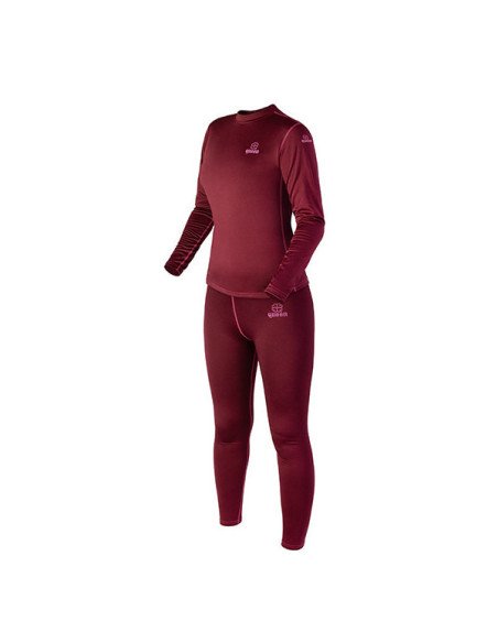 Delphin QUEEN 4LOVE XXL Thermoset Oberteil & Unterteil Lange Unterwäsche Extra Warm Angelbekleidung Frauen Winter Rosa-Beklei...