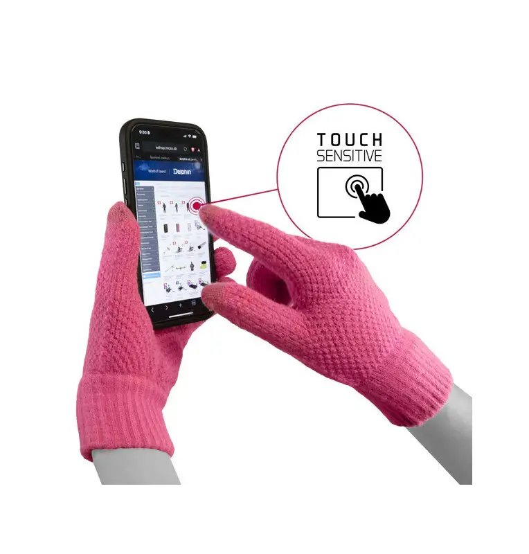 Delphin QUEEN Qnity Damen-Handschuhe Universal Rosa Extra Warm-Home page-JJ-Fishing