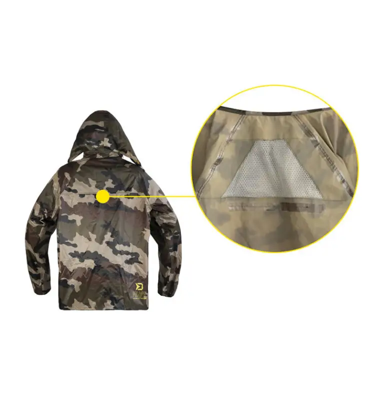 Delphin PROOF Camo L Wasserdichter zweiteiliger Anzug Regenanzug Jacke & Hose-Bekleidung-JJ-Fishing