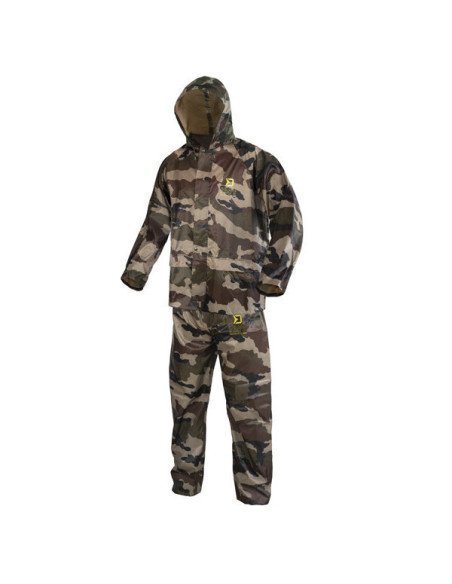 Delphin PROOF Camo XXXL Wasserdichter zweiteiliger Anzug Regenanzug Jacke & Hose-Bekleidung-JJ-Fishing