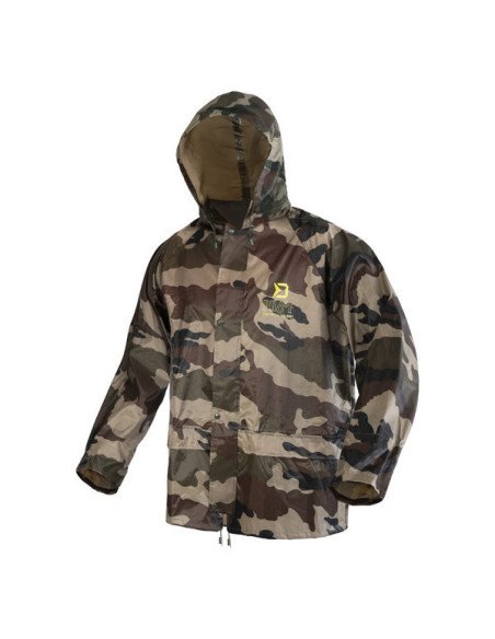 Delphin PROOF Camo XXXL Wasserdichter zweiteiliger Anzug Regenanzug Jacke & Hose-Bekleidung-JJ-Fishing
