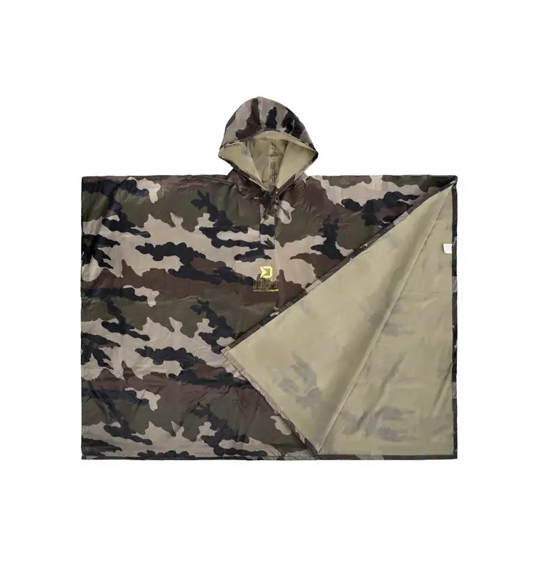 Delphin PROOF Poncho XS-M Wasserdicht Camo Regenschutz Überwurf Angeljacke-Bekleidung-JJ-Fishing