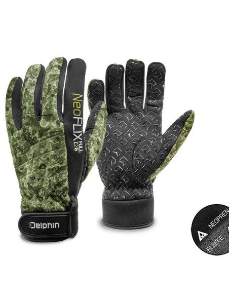 Delphin NeoFLIX XL Neoprenhandschuhe Gefüttert Winter Gloves Angelhandschuhe Extra Warm-Clothing-JJ-Fishing
