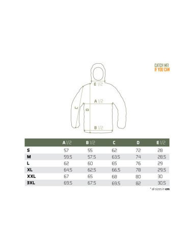 Delphin Catch me XL WINTER CARP Jacke Dicke Wärmeschutzschicht Carp Edition-Bekleidung-JJ-Fishing