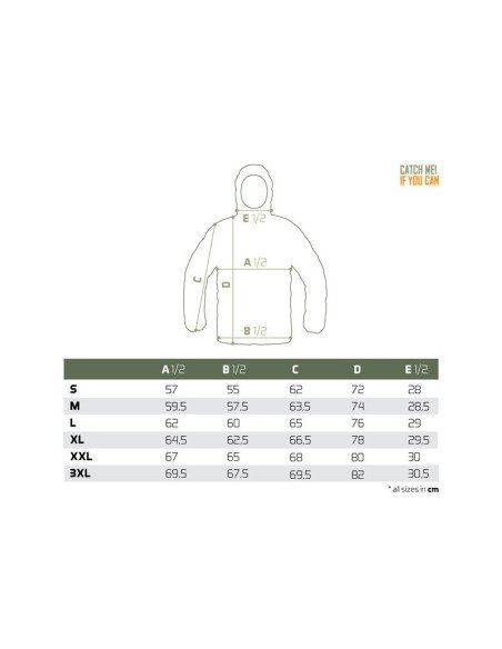 Delphin Catch me XL WINTER CARP Jacke Dicke Wärmeschutzschicht Carp Edition-Bekleidung-JJ-Fishing