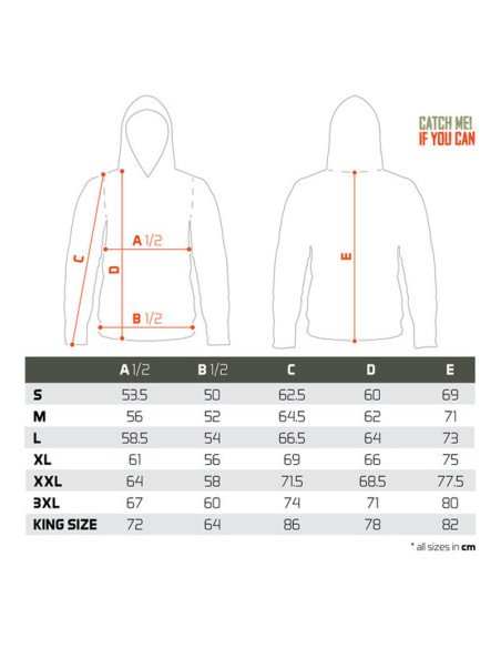 Delphin Catch me CARP NX Kapuzenpullover Größe S Hoodie-Hoodie, Shirts, Jacken & Co-JJ-Fishing