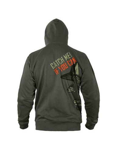Delphin Catch me CARP NX Kapuzenpullover Größe L Hoodie-Hoodie, Shirts, Jacken & Co-JJ-Fishing