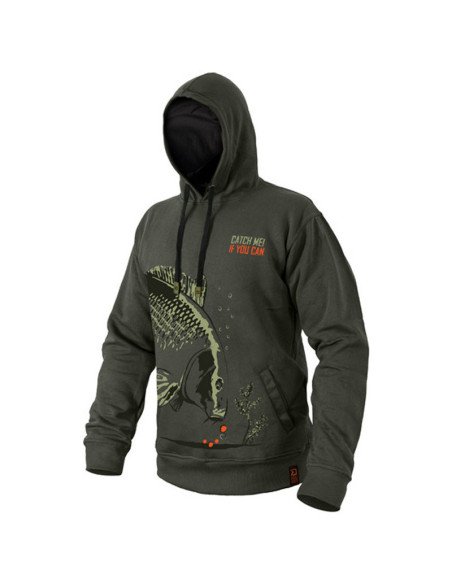 Delphin Catch me CARP NX Größe XXXXL KING SIZE Kapuzenpullover Hoodie Karpfen Angelbekleidung-Hoodie, Shirts, Jackets & Co-JJ...
