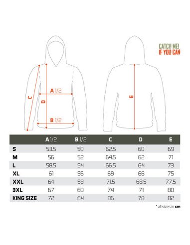 Delphin Catch me CARP NX Kapuzenpullover Größe XXXXL KING SIZE Hoodie-Hoodie, Shirts, Jacken & Co-JJ-Fishing