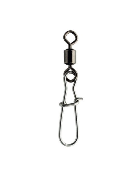 Nevis Karabiner Wirbel 21kg 10 Stück Größe 6 Swivels-Swivels-JJ-Fishing