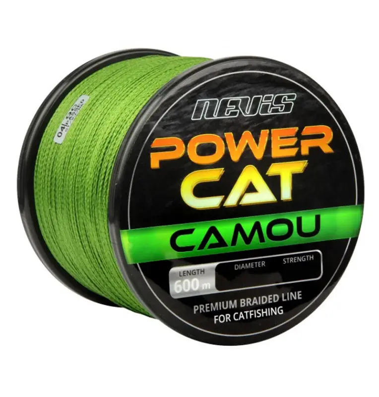 Nevis Powercat Camou 0,50mm 600m Geflochtene Angelschnur 47,5Kg-Cords-JJ-Fishing