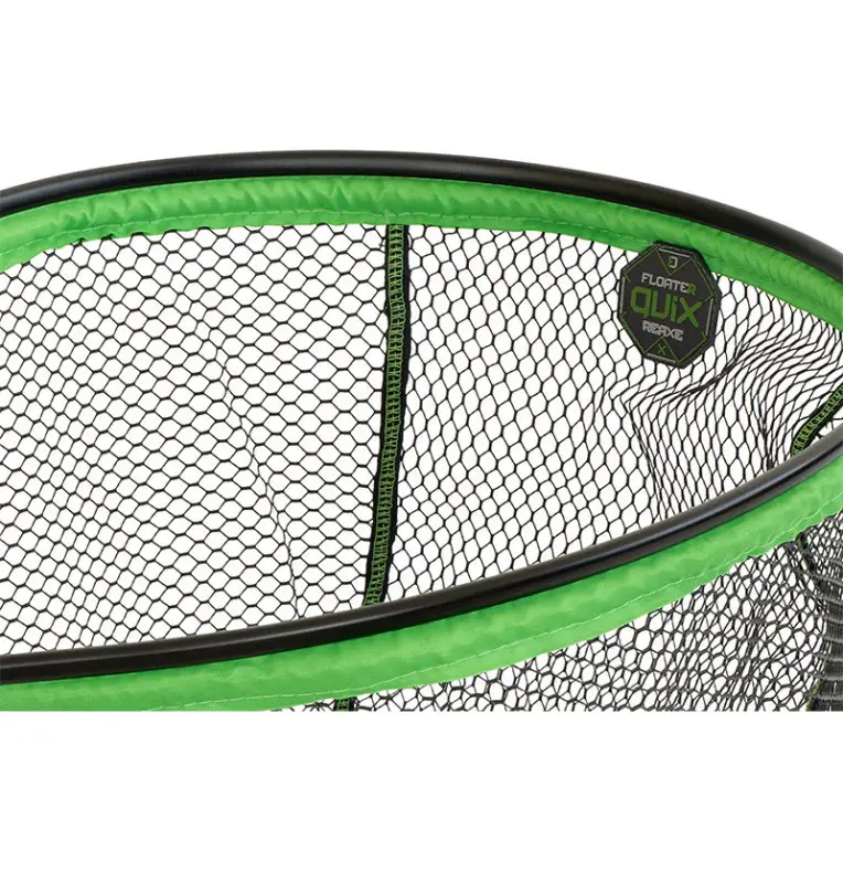 Delphin REAXE 60x50cm FloateR QUIX Gummierter Kescher Method Feeder Rund Kescherkopf Schwimmend Extra Robust-Landing net & la...