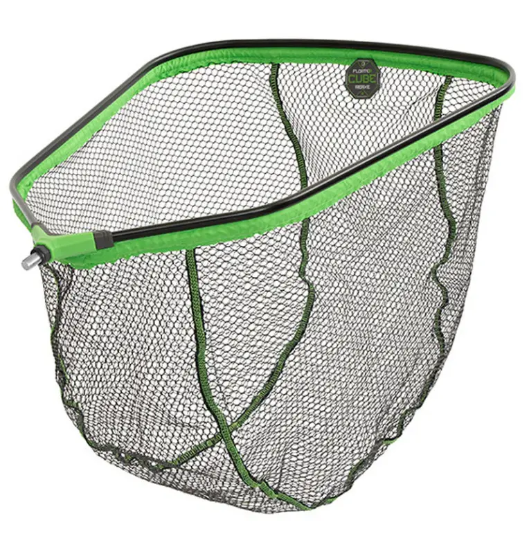 Delphin REAXE FloateR CUBE Kescherkopf 50x40cm Method Feeder-Kescher & Kescherzubehör-JJ-Fishing