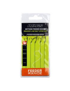Nevis Method Feeder Bait Spike Rig 5 Stück Länge 8,5cm Feeder Round Hook Size 8 Barbed Vorfach-Vorfächer-JJ-Fishing 2