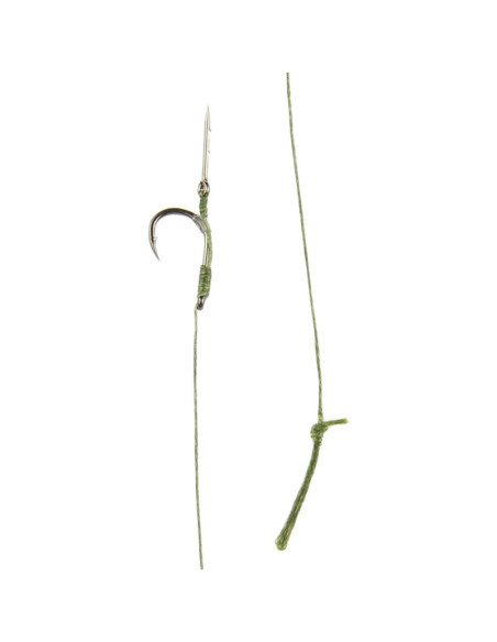 Nevis Premium Method Feeder Bait Spike Rig Size 8 Länge 8,5cm Geflochten 0,14mm 5Stk. End Tackle-Pre-Compartments-JJ-Fishing