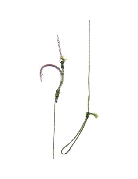 Nevis Method Feeder Bait Spike Rig 5 Stück Länge 8,5cm Feeder Round Hook Size 6 Barbed Vorfach-Vorfächer-JJ-Fishing