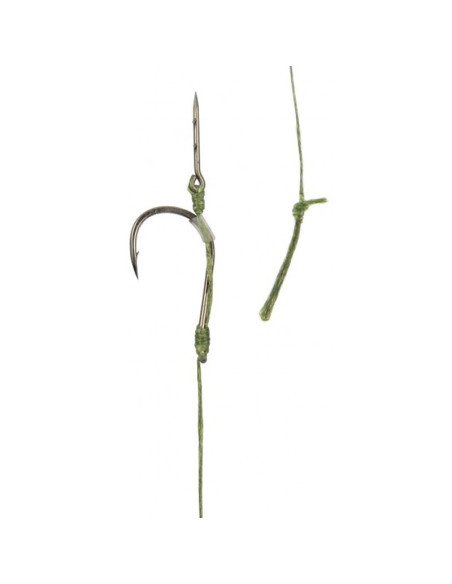 Nevis Method Feeder Bait Spike Rig 5 Stück Länge 8,5cm Feeder Special Hook Size 8 Barbed Vorfach-Vorfächer-JJ-Fishing