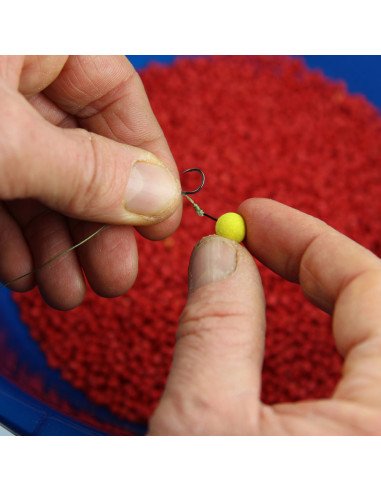 Steg Curved Shank PVA Rig 2 Stück Länge 12cm 25lb Size 6 Micro Barbed Vorfach mit Bayonet-Vorfächer-JJ-Fishing