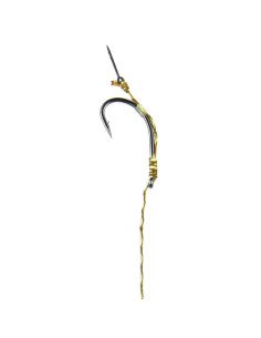 Steg Curved Shank PVA Rig 2 Stück Länge 12cm 25lb Size 4 Micro Barbed Vorfach mit Bayonet-Vorfächer-JJ-Fishing