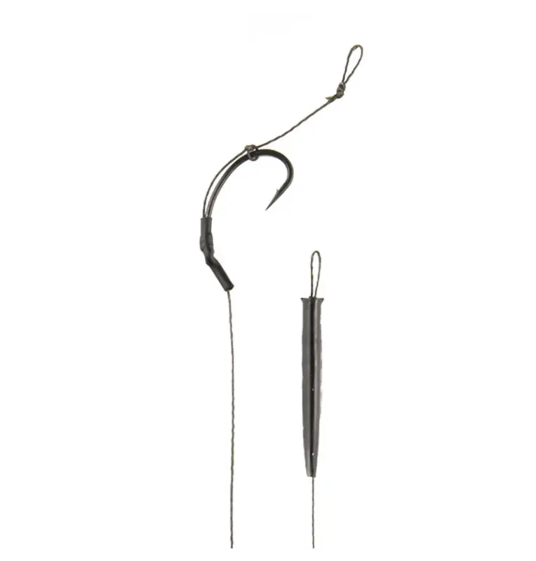 Carp Academy Blow Back Boilie Rig Size 4 Länge 18cm 25lb Geflochten mit Boilie Stopper End Tackle-Pre-Compartments-JJ-Fishing