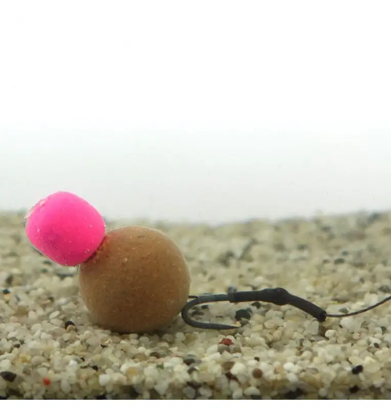 Carp Academy Snowman Rig 2 Stück Länge 21cm 25lb Size 8 Barbed Vorfach mit Boilie Stopper-Vorfächer-JJ-Fishing