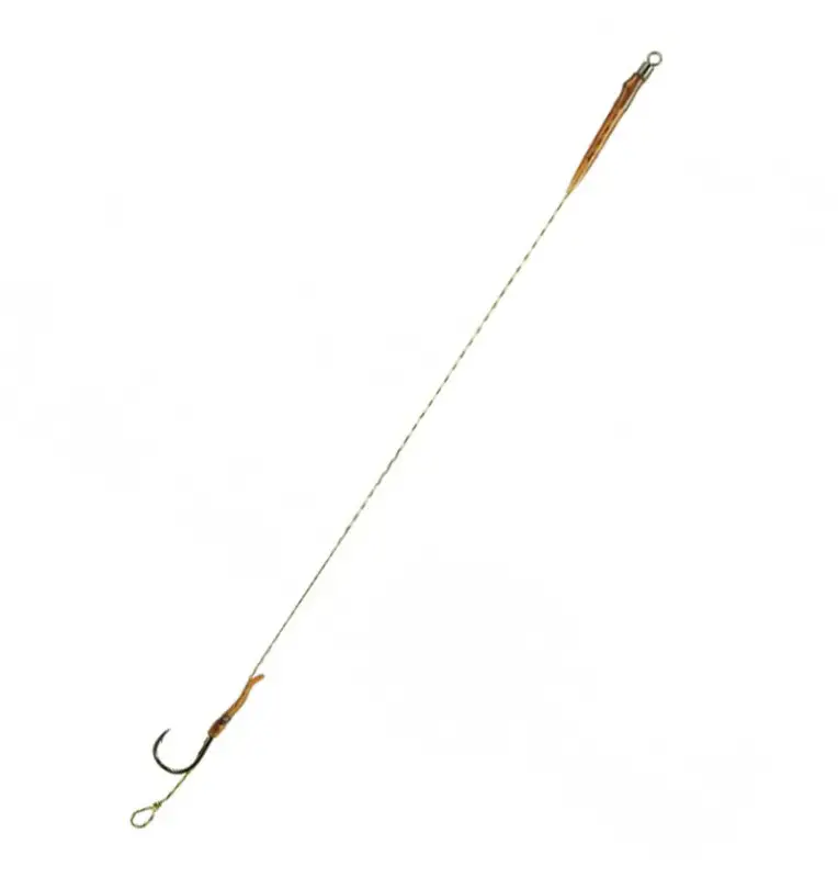Carp Academy Teflon Aligner Rig 1 Stück Länge 25cm 15lb Size 10 Barbed Vorfach-Vorfächer-JJ-Fishing