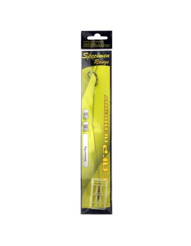 Carp Academy Blowout Rig 1 Stück Länge 23cm 25lb Size 4 Barbed Vorfach mit Wirbel und Boilie Stopper-Vorfächer-JJ-Fishing