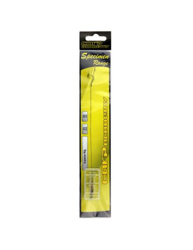 Carp Academy Superior Rig 1 Stück Länge 24cm 25lb Size 6 Barbed Vorfach mit Wirbel und Boilie Stopper-Vorfächer-JJ-Fishing