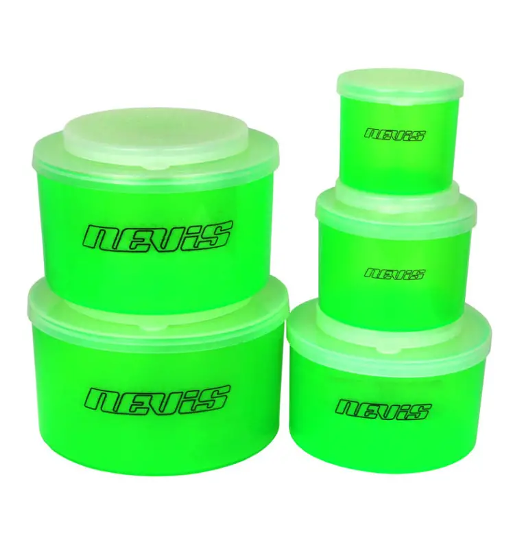 Nevis Köderdosen 5 Stück Bait Boxen-Tackle Boxen-JJ-Fishing