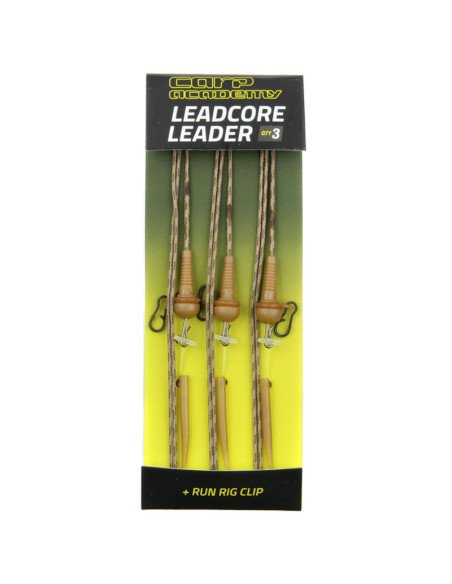 Carp Academy Leadcore Leader 3 Stück 75cm 35lb Safty System-Leader & Leadcore-JJ-Fishing
