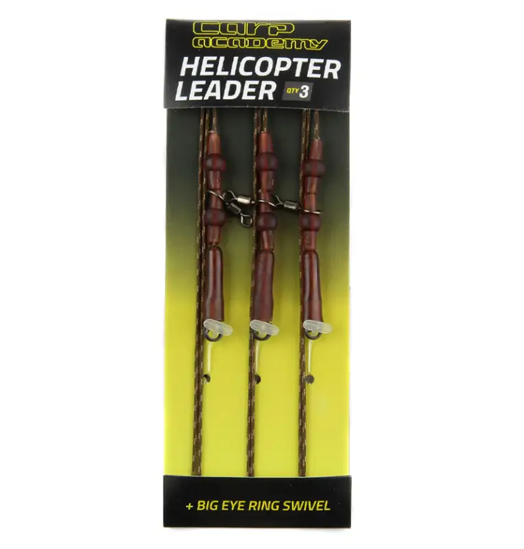 Carp Academy Helicopter Leader 3 Stück 75cm 35lb-Leader & Leadcore-JJ-Fishing