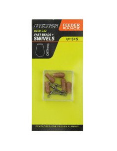 Nevis Fast Beads & Swivels 5 Stück Quick Change System-Vorfachmaterial & Montage-Zubehör-JJ-Fishing 2