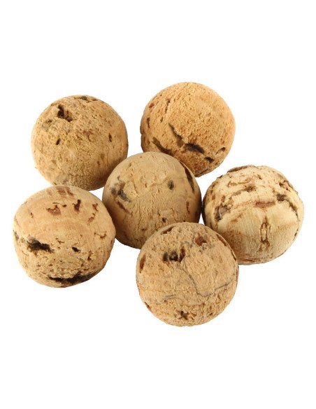 Carp Academy Kork Ball 6 Stück 16mm Korkkugel Fake Bait-Fake Baits-JJ-Fishing