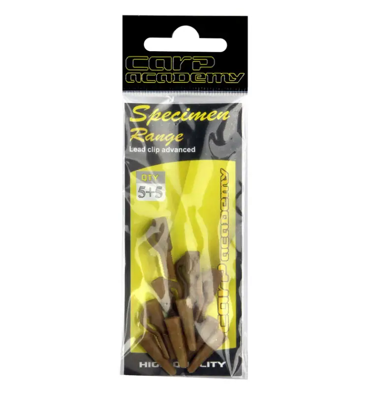 Carp Academy Lead clip advanced 5 Stück Safety Clip-Vorfachmaterial & Montage-Zubehör-JJ-Fishing